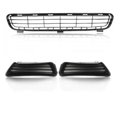 Fit For 2007-2009 Toyota Camry Front Bumper Lower Grille Fog Light Covers