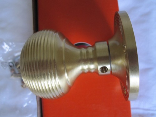 BN - MANITAL SATIN BRASS QUEEN ANNE MORTICE KNOB - CARLISLE BRASS - FREE POST UK - Picture 2 of 2