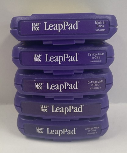 Lot of 5 Leap Frog Leap Pad Learning Game Cartridges Only Phonics Reading Vocab - Picture 3 of 3