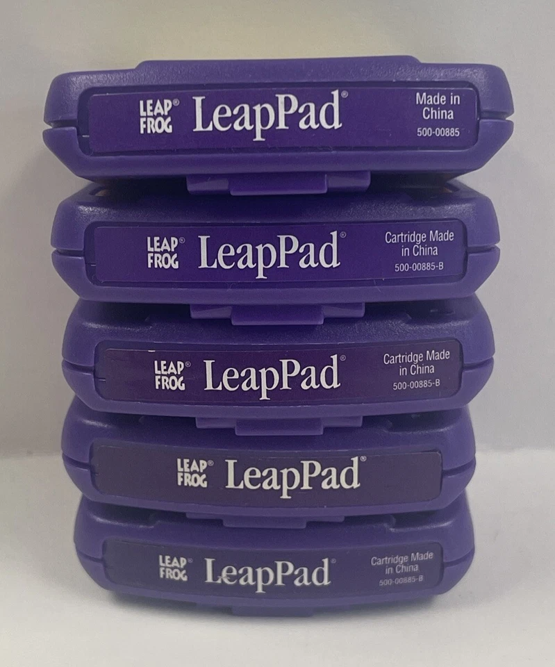 Lot of 5 Leap Frog Leap Pad Learning Game Cartridges Only Phonics Reading Vocab - Image 3 of 3