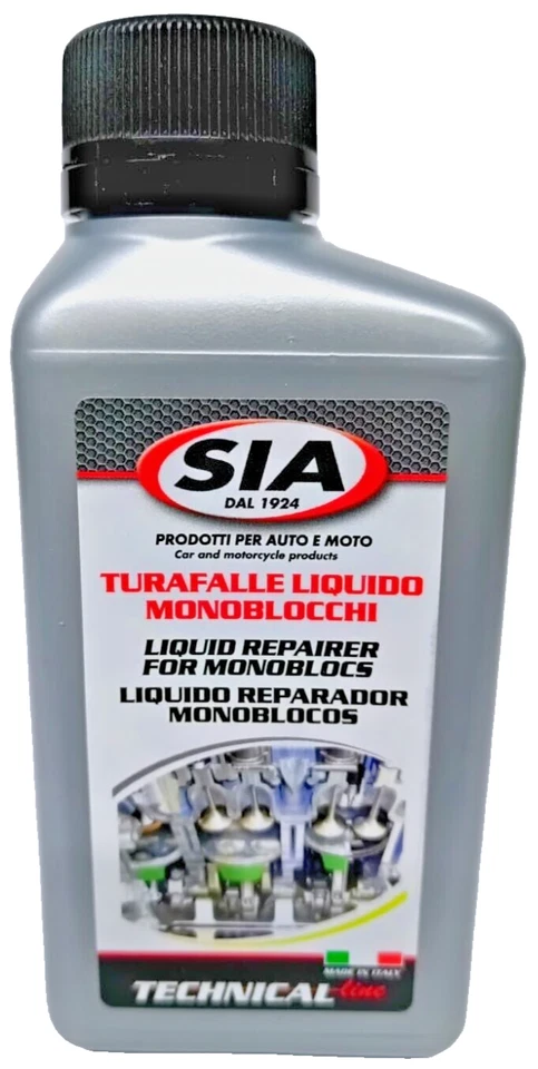 SIA Turafalle per testate cilindri e monoblocchi liquido sigillante ripara motori