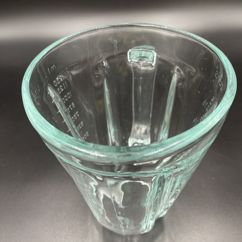 Vintage Hamilton Beach Blender Glass Pitcher & Replacement Pitcher Blade And Lid - Picture 8 of 11