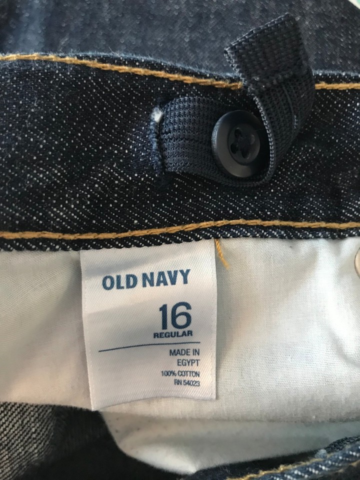 PreOwned Pair of Old Navy Boys Skinny Jeans Size 16 Regular 30x31 EUC