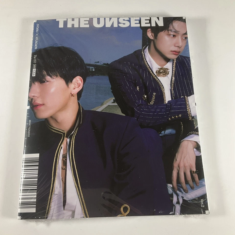 Last 1 SHOWNU X HYUNGWON The 1st Mini Album THE UNSEEN Kpop Sealed New POB GIFT Foto 2 de 4