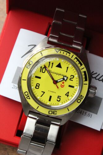 Orologio da polso meccanico automatico Vostok komandirskie 650859 - Foto 4 di 18