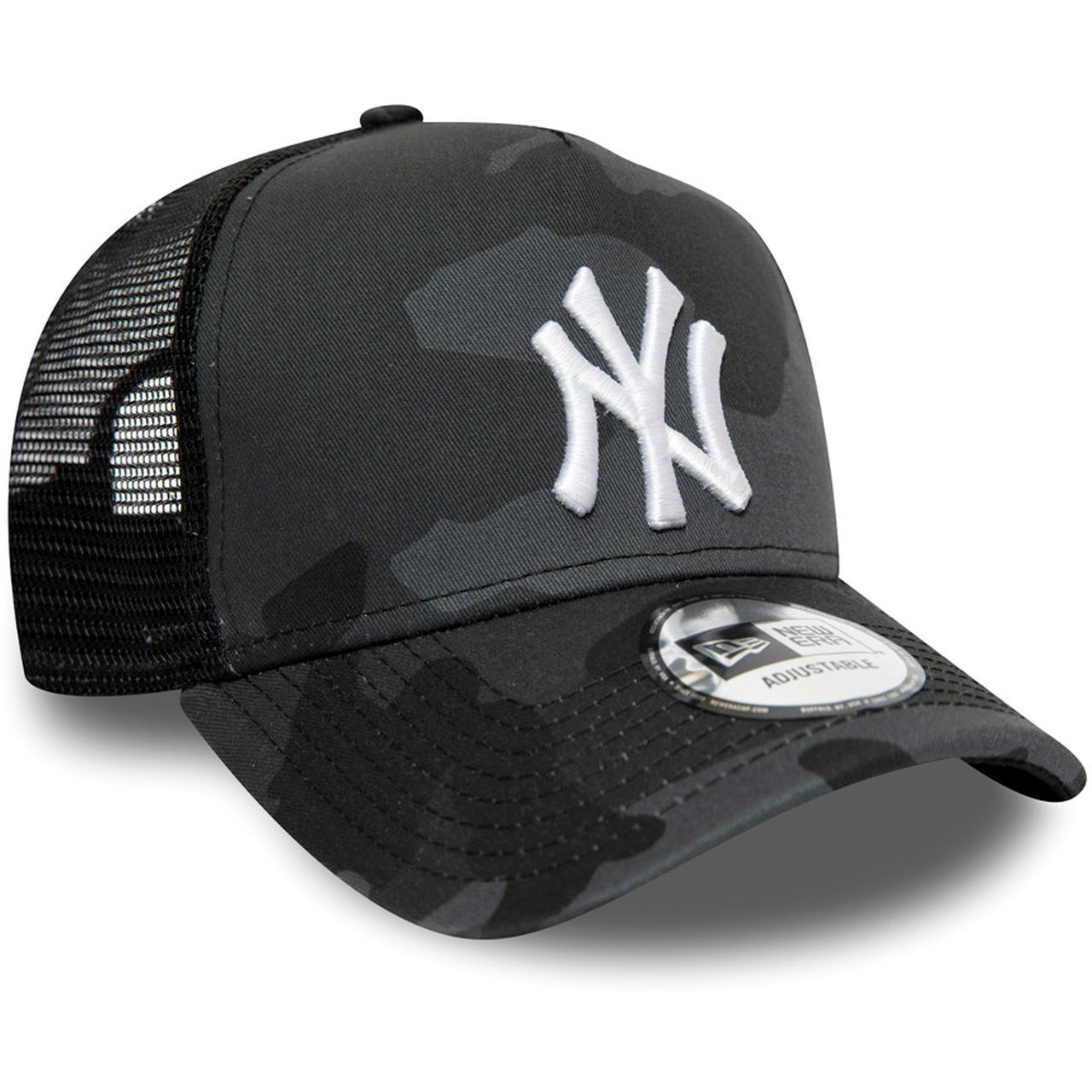 New Era A-Frame Trucker Cap - New York Yankees dark camo