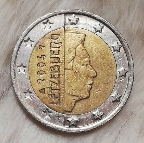 ____2 Euro Münze____ ___(*Fehlprägung*)___ Luxemburg 2004 (LETZEBUERG)  - Bild 1 von 4