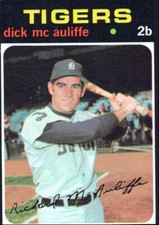 1971 Topps Dick McAuliffe Detroit Tigers #3