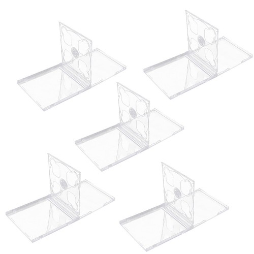 5PCS Dual CD Jewel Case with Assembled Tray Standard Empty Package Case New - 第 5/12 張圖片