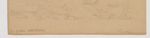 Fischereihafen von Buchy, 1857, Bleistift Romantik Unbekannt (19.Jhd) - Bild 5 von 5