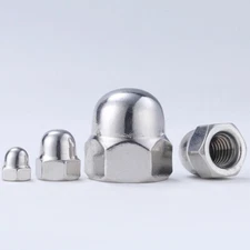 M3-M24 Metric Dome Hexagon Head Cap Acorn Locking Nuts Bolt 304 Stainless steel