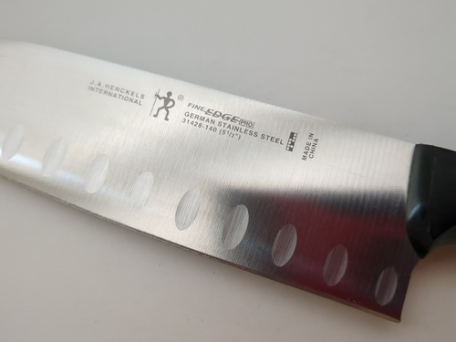 J.A. HENCKELS INTERNATIONAL FINE EDGE GERMAN STAINLESS KNIFE 31428-140 (KH1 - Picture 2 of 9