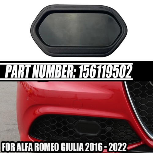 156119502 Rejilla ACC Sensor Parachoques Radar Cubierta se adapta a Alfa Romeo Giulia 2016-2023