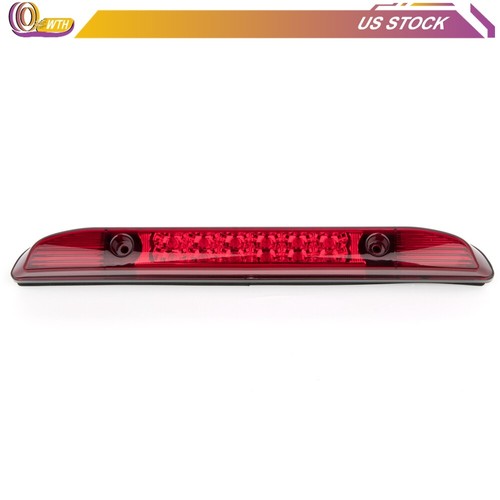 Third brake light For 2001-2004 Nissan Frontier Pickup Chrome Red Lens - Picture 6 of 12