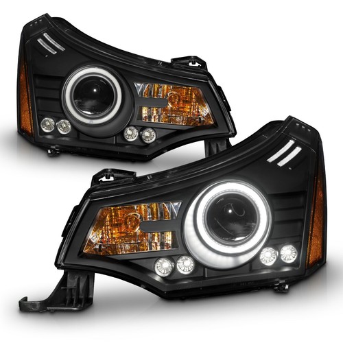 08-11 Ford Focus SE SES G3 Super Bright Halo LED Projector Headlights Black - Bild 5 von 9
