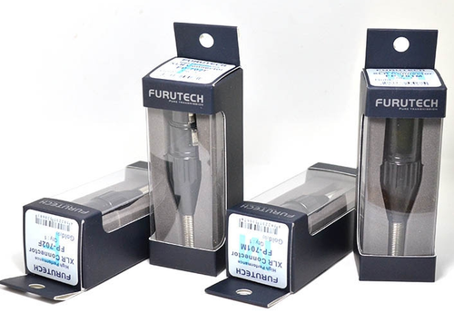 Enchufe conector Furutech 3 pines XLR enchapado en oro FP-701M(G) macho/FP-702F(G) hembra - Imagen 2 de 4