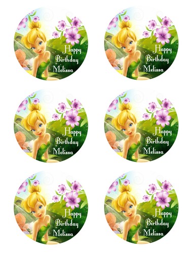 TINKERBELL Party Edible Cake topper image - Picture 6 of 10