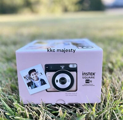 Fujifilm Instax Square SQ6 Instant Film Camera - Blush Gold - Image 1 of 4
