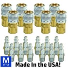 20 pcs Heavy Duty Quick Coupler  Air Hose Connector Fittings 1/4 NPT Tools Plug 