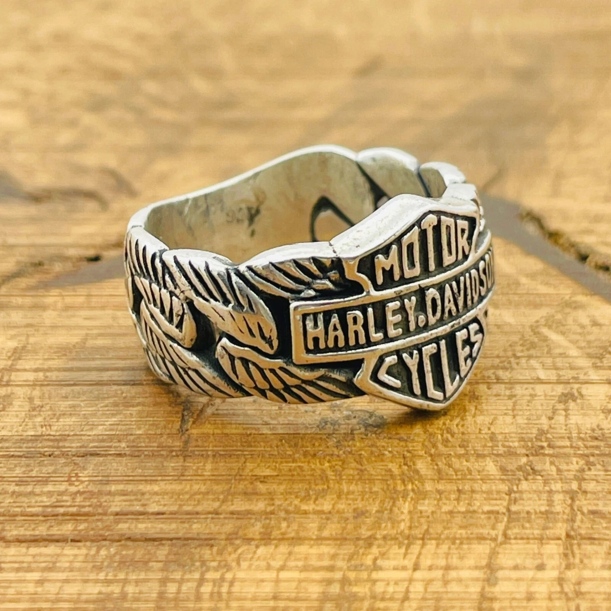 Harley-Davidson Sterling Silver Rings for Men 11 Ring for sale | eBay