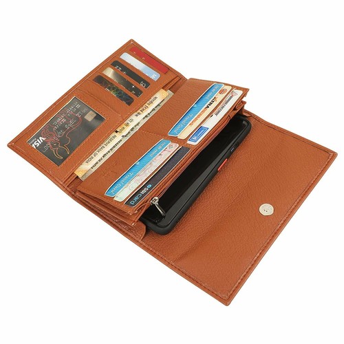 New Triangular Pattern Printed Multicolored Faux Leather Women's & Girl's Wallet - Picture 3 of 4