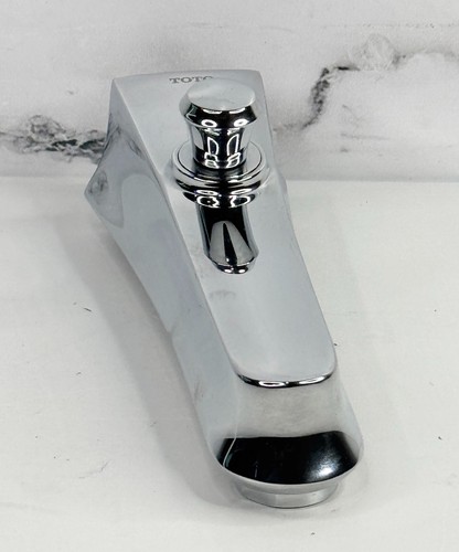 Caño de bañera de pared cromado Toto TS230EV#CP Wyeth con desviador - Imagen 5 de 9