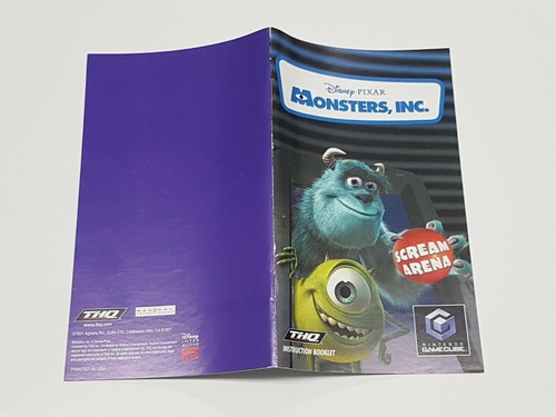 Monster's, Inc. Disneys Pixar Original Nintendo GameCube nur Anleitung - Bild 3 von 6
