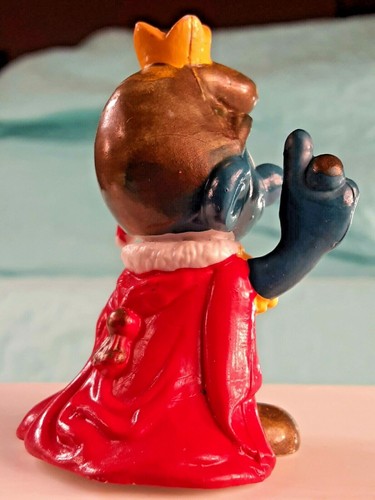 SMURFS Emperor Smurf King Vintage 1978 Schleich PVC Toy Figurine Peyo  - Picture 10 of 12