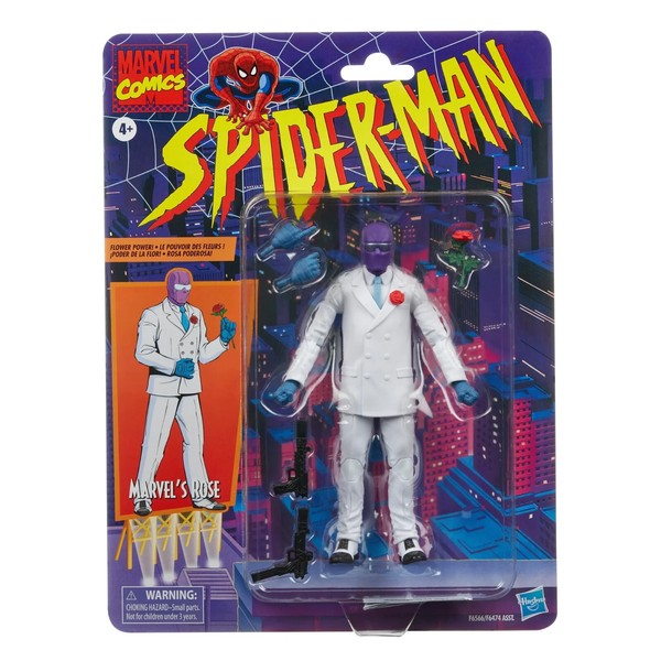 Hasbro Marvel Legends Spider-Man Retro Collection Marvel's Rose Neu & Ovp-image