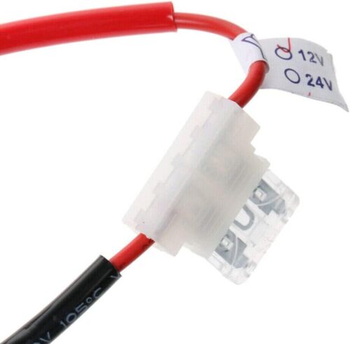 NEW H4 9003 Bi-Xenon HID Relay Harness 35W 55W Dual H/L Wiring Controller + Fuse - Bild 5 von 8