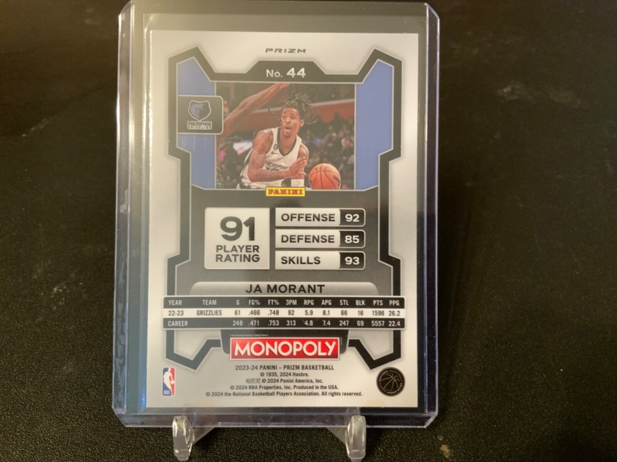 prizm 75th logo ja morant SSP ケースヒット 22/23 Panini Obsidian Hobby Exclusive VOLCANIX Case Hit SSP