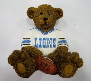Detroit-Lions-NFL-Football-Ceramic-Mini-Teddy-Bear-Figurine-by-Elby-Gifts