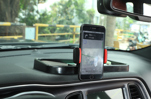 Center Console Mobile Phone Bracket Holder Mount Fit For Dodge Challenger 2015+ - Picture 2 of 9