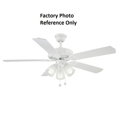 Brookhurst 52 in. White Ceiling Fan Replacement Light Kit Brookhurst 52 in. White Ceiling Fan Replacement Light Kit