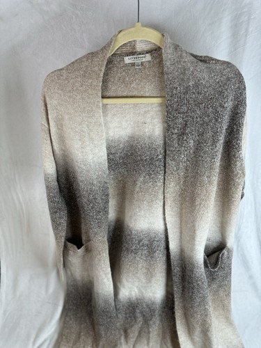 Liverpool LA Woman's Size  Small Brown Ombre Long-Sleeve Sweater Duster - Picture 3 of 12