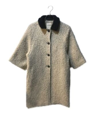 S Maison Lener Alpaca Wool Stand Collar Coat