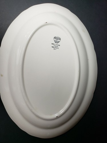 Edwin Knowles Semi Vitreous China Platter Poppy Pattern KN086 - Picture 4 of 7