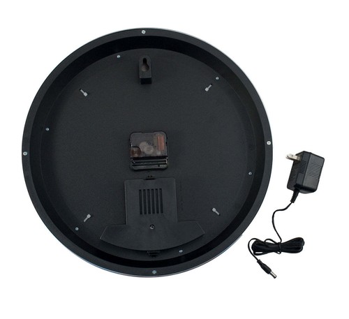 Chrysler MOPAR Parts Accessories Vintage Red Light Up Neon Garage Wall Clock - Bild 2 von 2