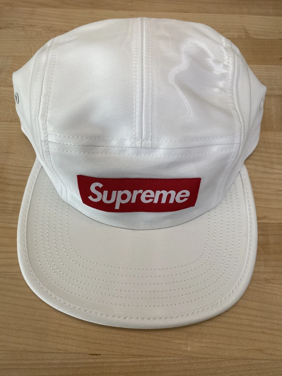 supreme Liquid Silk Camp Cap ホワイト