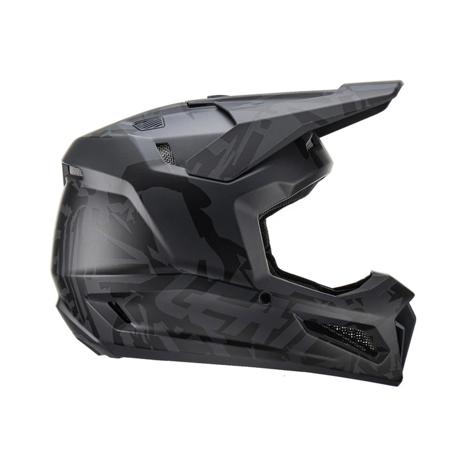 Casco de moto de cross de caja abierta Leatt Youth Moto 3.5 Junior V23 Stealth Mediano Foto 3 de 4