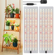LED Plant Grow Light with Timer 2 Lights LED Grow Light Full Spectrum for Indoor