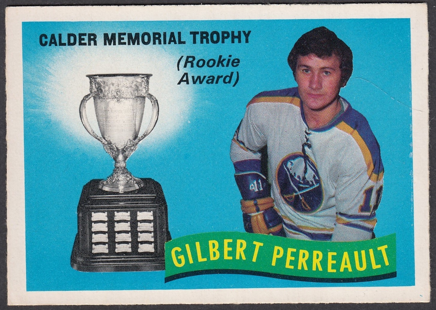 1971-72 OPC - #246 GILBERT PERREAULT, Calder Memorial Trophy, Buffalo Sabres NM
