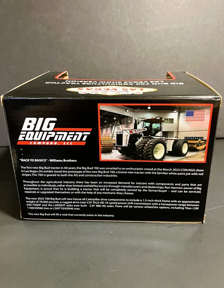 1/64 Big Bud 700 Titan Goodyear LSW Tires Las Vegas AG Version First Gear NIB - Image 4 of 4