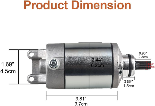 Anlasser kompatibel mit Suzuki LTZ Kawasaki Kfx 400 2003 2004 2005 2006 2007-201 - Bild 6 von 6