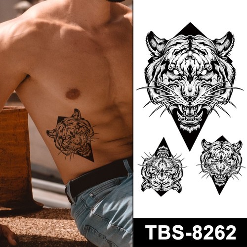 Temporäre Tattoos Tiger Klebetattoos Wasserdicht Tattoo Aufkleber - SteadyINK - Bild 9 von 31