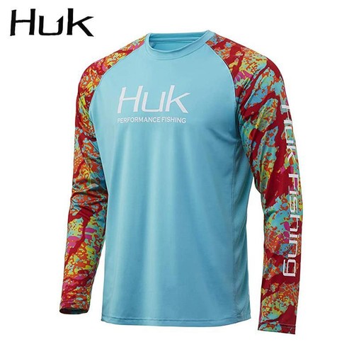 Fishing Shirts Men Long Sleeve Crewneck Sweatshirt Outdoor Uv Protection - Picture 20 of 20