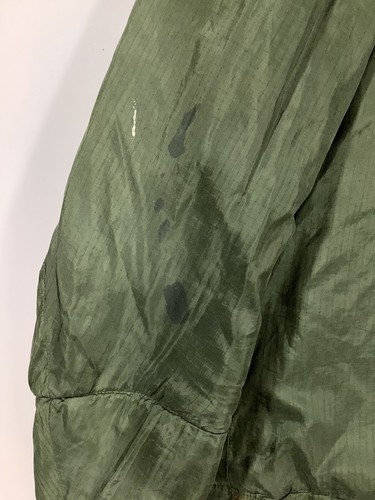 Vintage U.S. Military Army Cold Weather Green Jacket Wool Interior Liner Size L - Picture 8 of 18