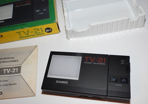 Casio TV-21 Pocket Fernseher Liquid Crystal Vintage OVP, Zubehör,.... - Bild 5 von 22