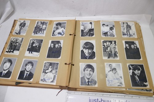 Beatles Rare Collection Scrap Album Photos over 85 photos, newspaper, postcards - Picture 2 of 12