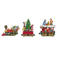 DISNEY HOLIDAY TRAIN WITH LIGHTS AND MUSIC TABLETOP DECORATION 1601273 NIOB